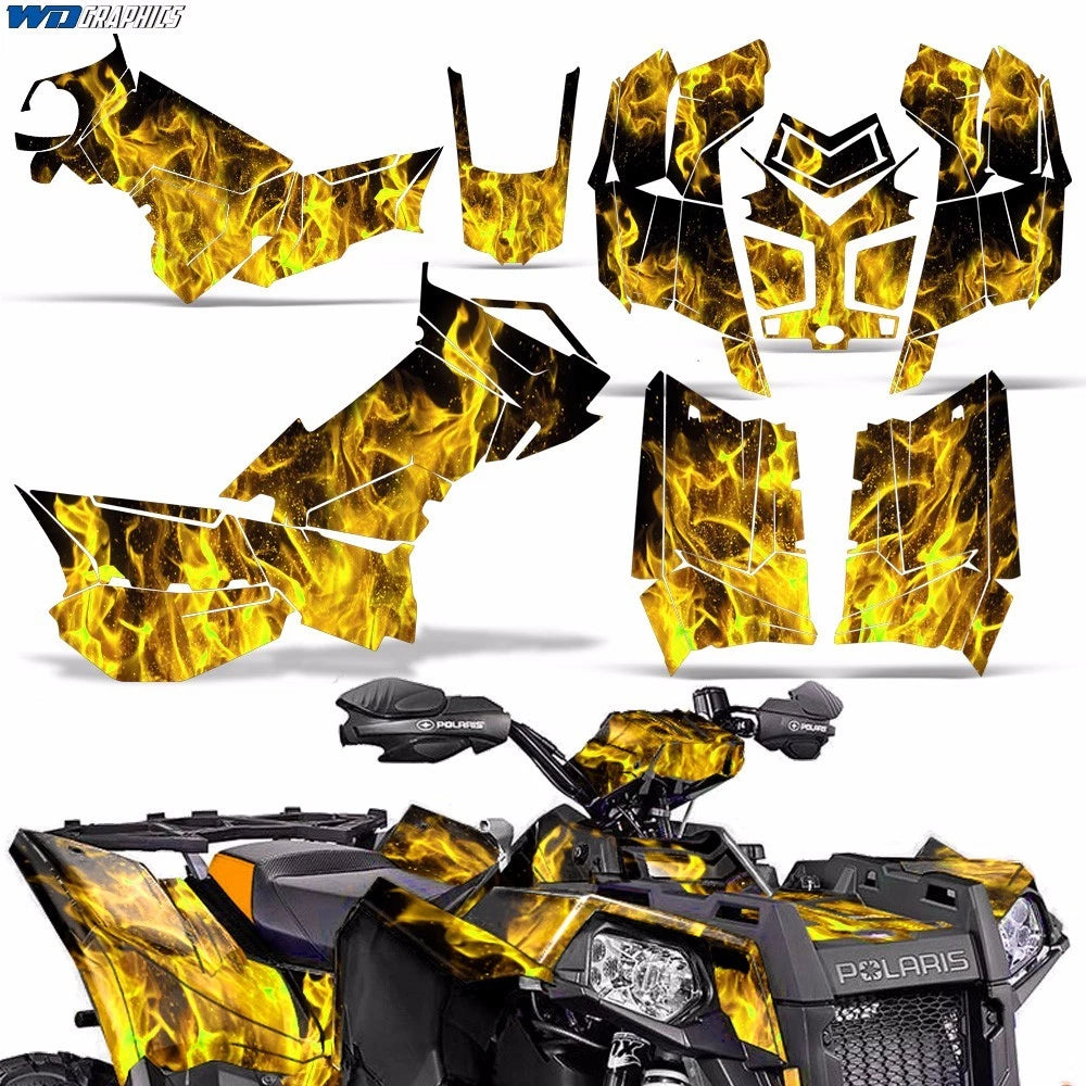 ATV Graphics Kit Decal for Polaris Scrambler 850XP 1000XP (2013–2022)