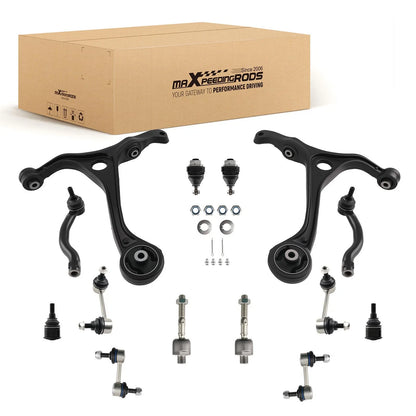 14x Front Lower Control Arm w/ Ball Joints Tie Rods for Acura TL (2004–2006)