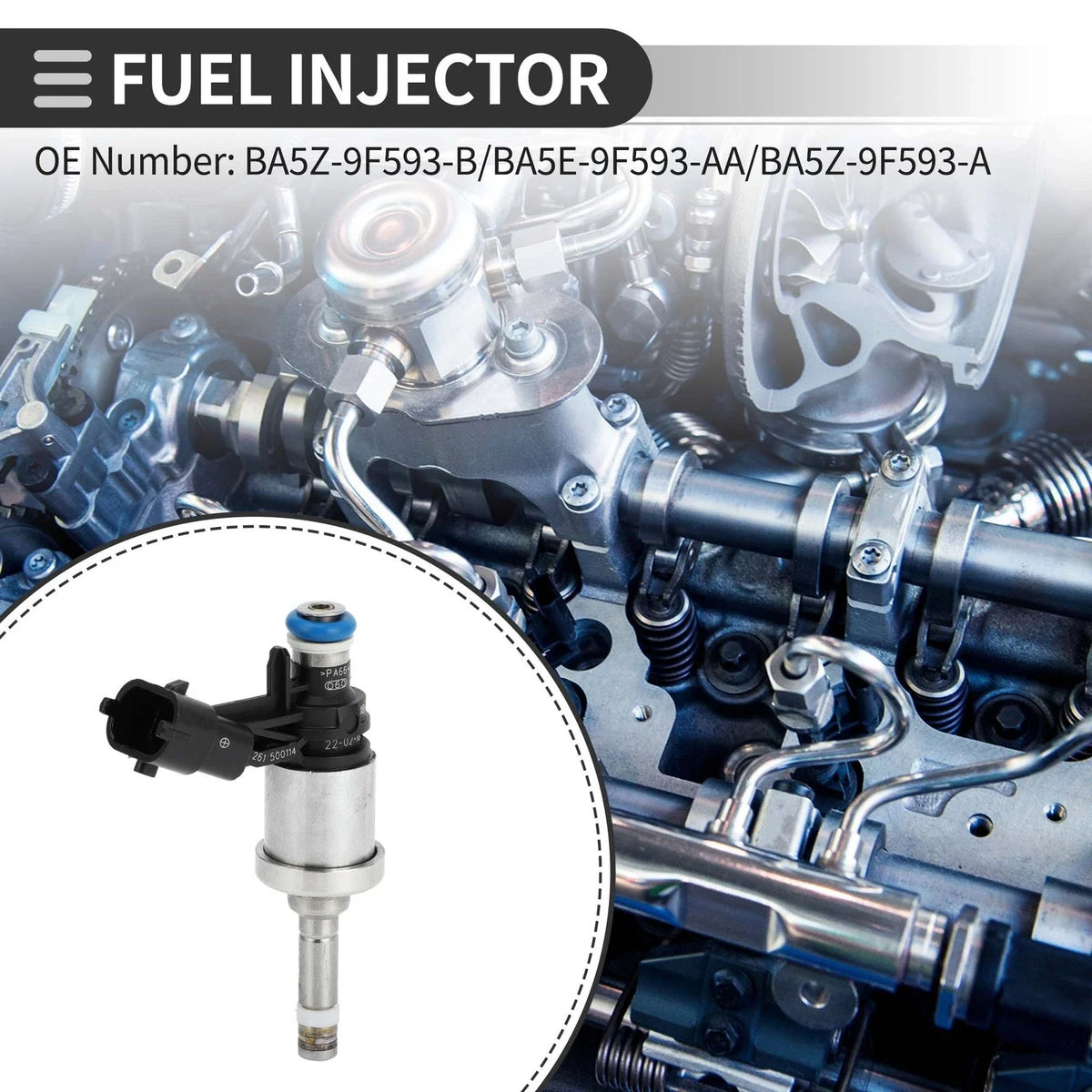 Fuel Injector No.BA5Z-9F593-B for Ford Explorer (2012–2015) 3.5L
