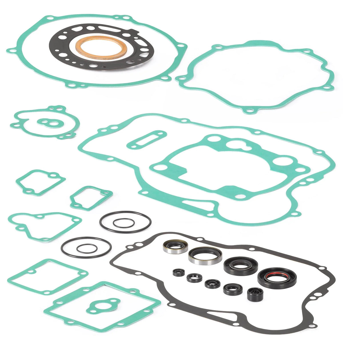 Complete Engine Top Bottom End Rebuild Gasket Seal for Kawasaki KX250 (1992–2001)