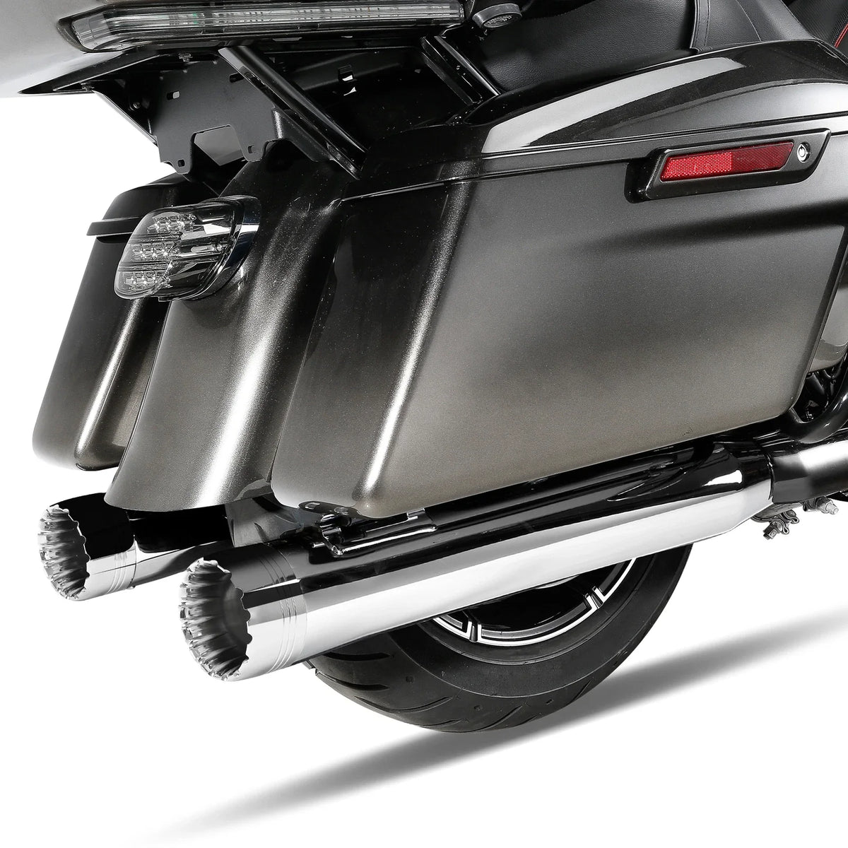 4" Slip-On Straight Mufflers for Harley Touring Street Glide (2017–2025)