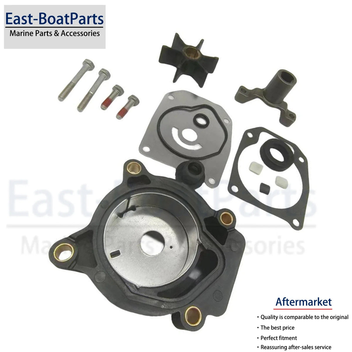 Water Pump Impeller Kit for Johnson Evinrude R45 S45 VE48 VJ48 M55 R55 (N/A)