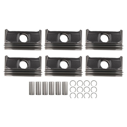 6x Pistons for Jeep Grand Cherokee, Dodge Durango 3.6L V6 (2011–2018)