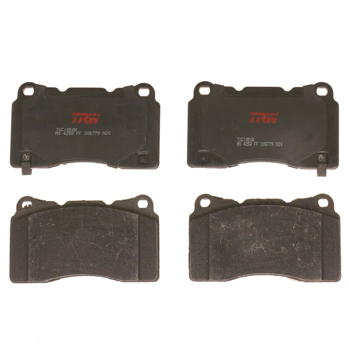 Set of 4 Disc Brake Pads for Hyundai Genesis Coupe (2010–2016)