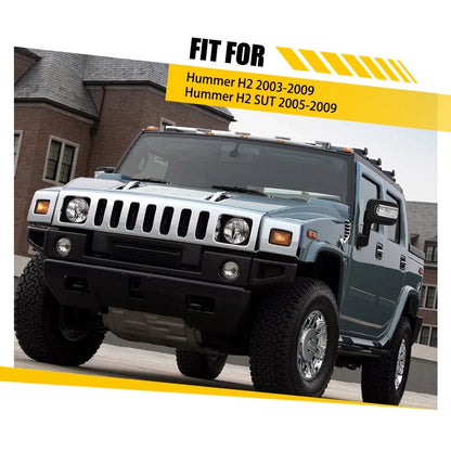 Set of 2 Roof Cab Light Seals for Hummer H2 (2003–2009)