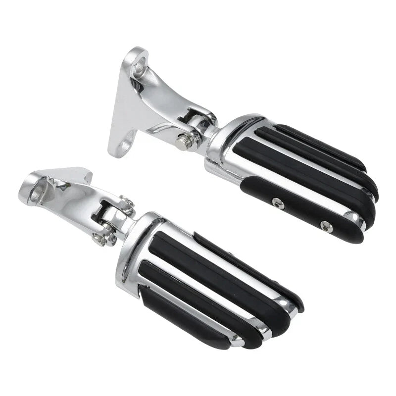 Chrome Passenger Footpeg Pegs for Harley Street Road Glide (1993–2025)