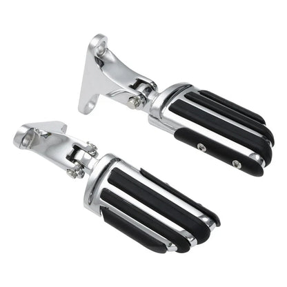 Chrome Passenger Footpeg Pegs for Harley Street Road Glide (1993–2025)