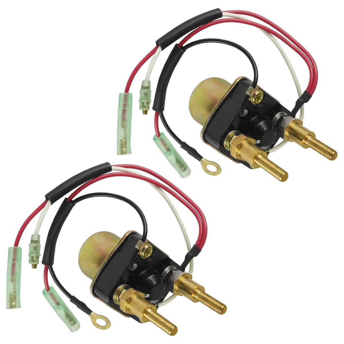 2X Starter Solenoid Relays for Kawasaki JS550 JS440 (1982–1991) RE128+RE128-MA