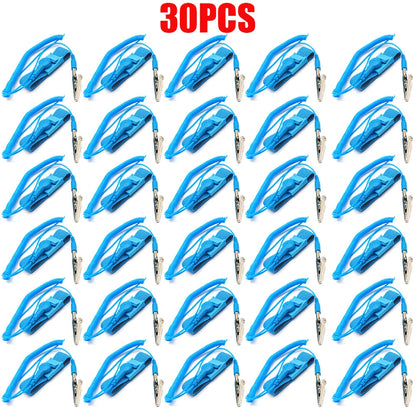 30PCS Anti-Static ESD Adjustable Wrist Strap Band for