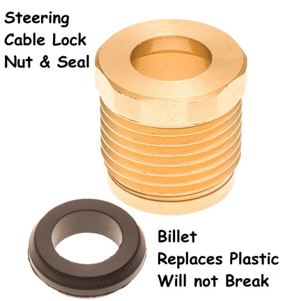 Steering Cable Lock Nut & Seal for Sea Doo RXP RXT GTI GTS GTX XP RX GTR LRV (All Years)