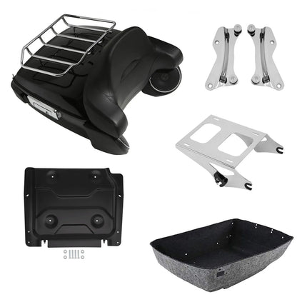 Trunk Pad Light Rack Speakers Mount Plate for Harley Touring (2014–2026)