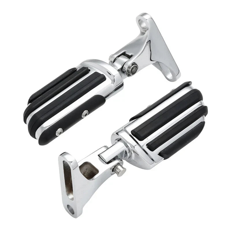 Chrome Passenger Footpeg Pegs for Harley Street Road Glide (1993–2025)
