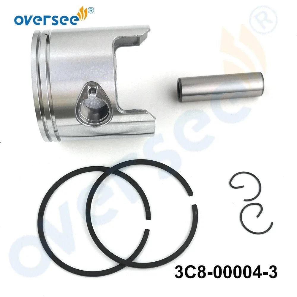 Piston Kit +0.5MM for Tohatsu 40 50HP M40D M50D (3C8-00004-3, 779-96152)
