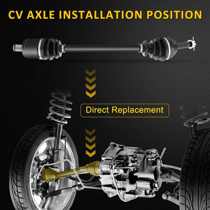 Set of 2 CV Axle Shafts for Polaris Ranger 500 700 XP 4X4