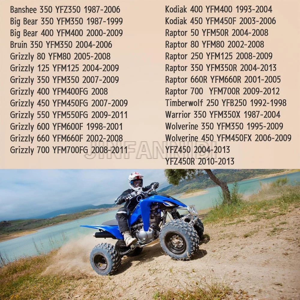 Steering Stem Bushings Kit for Yamaha Grizzly Kodiak Wolverine Raptor Big Bear (1UY-23812-00-00)