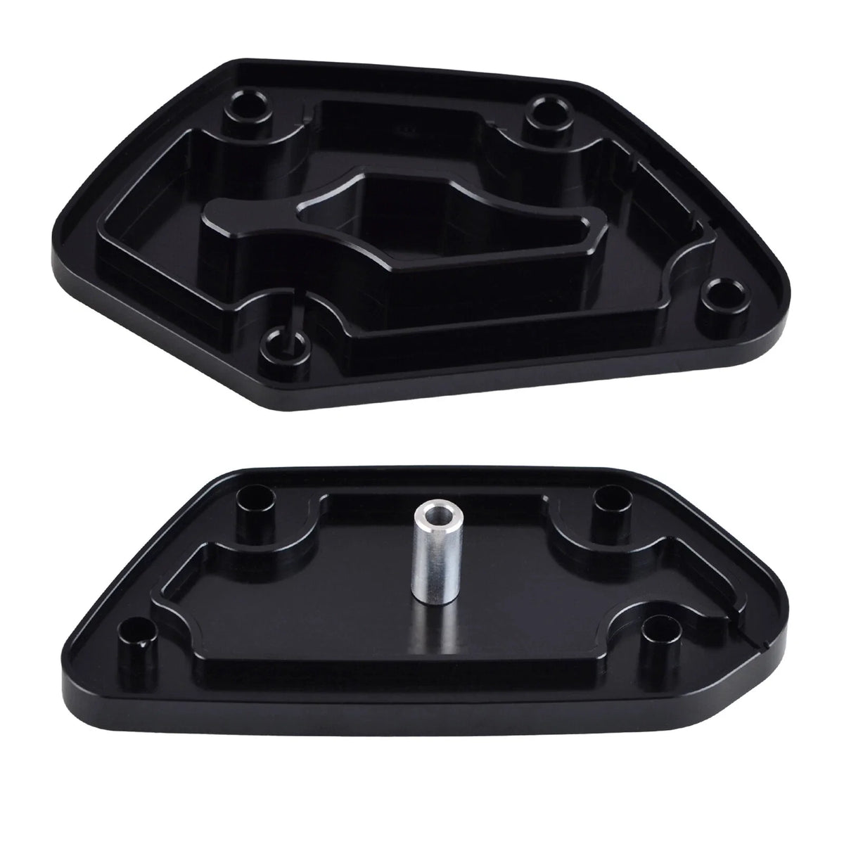 CNC Front Brake & Clutch Reservoir Fluid Tank Covers for BMW R nineT (2014–2016)