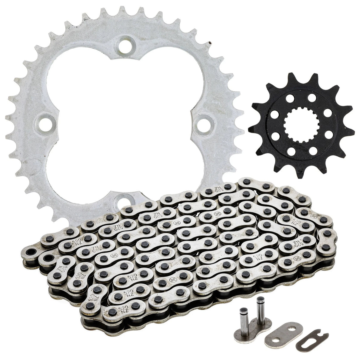 Sprocket Chain Set 13/38 Tooth for Honda TRX450R TRX450ER (2004–2009) MK1003846, 519-KCS0318K-K001