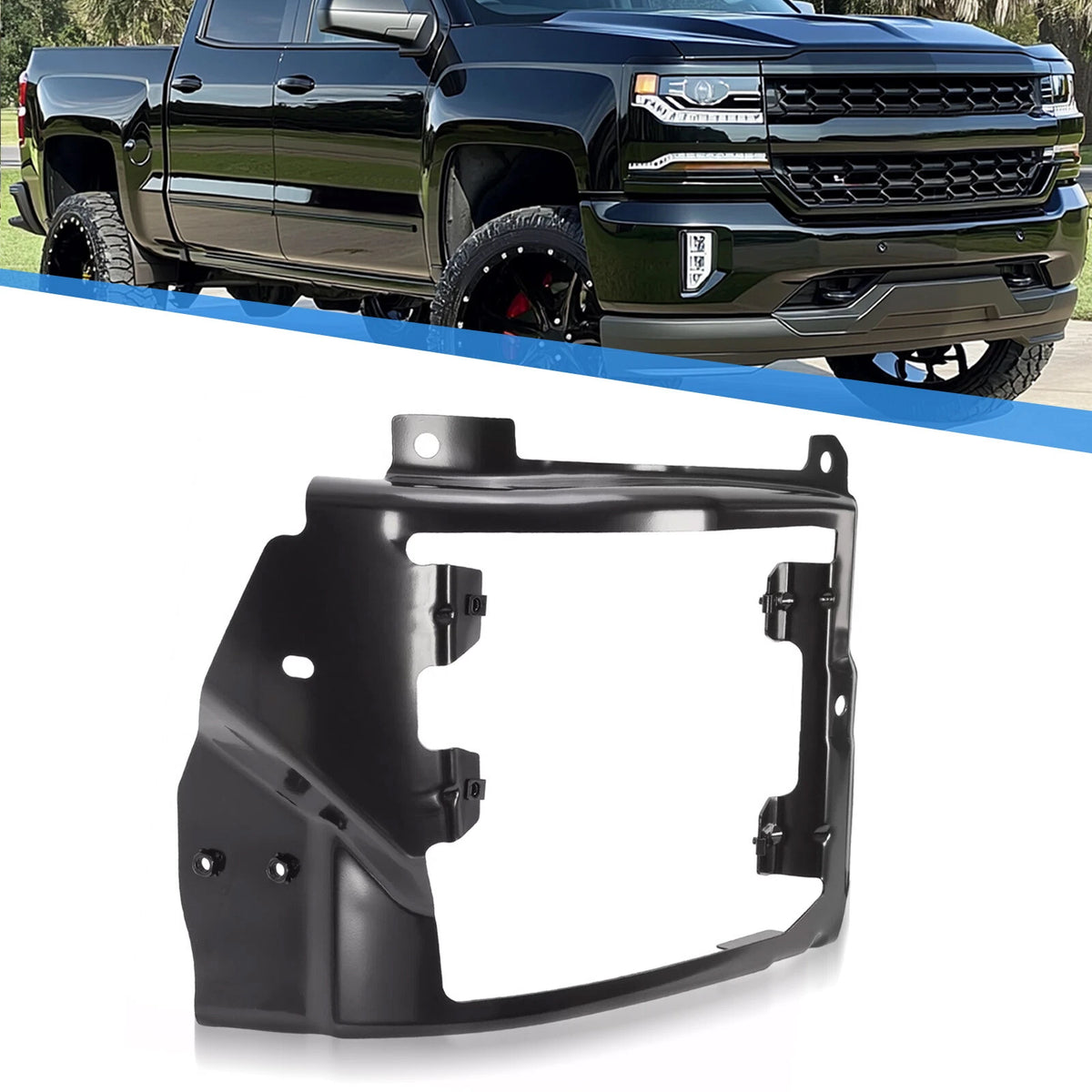 Front Outer Bumper Bracket Right for Silverado 1500/Sierra 1500 (2016–2019) #84029811