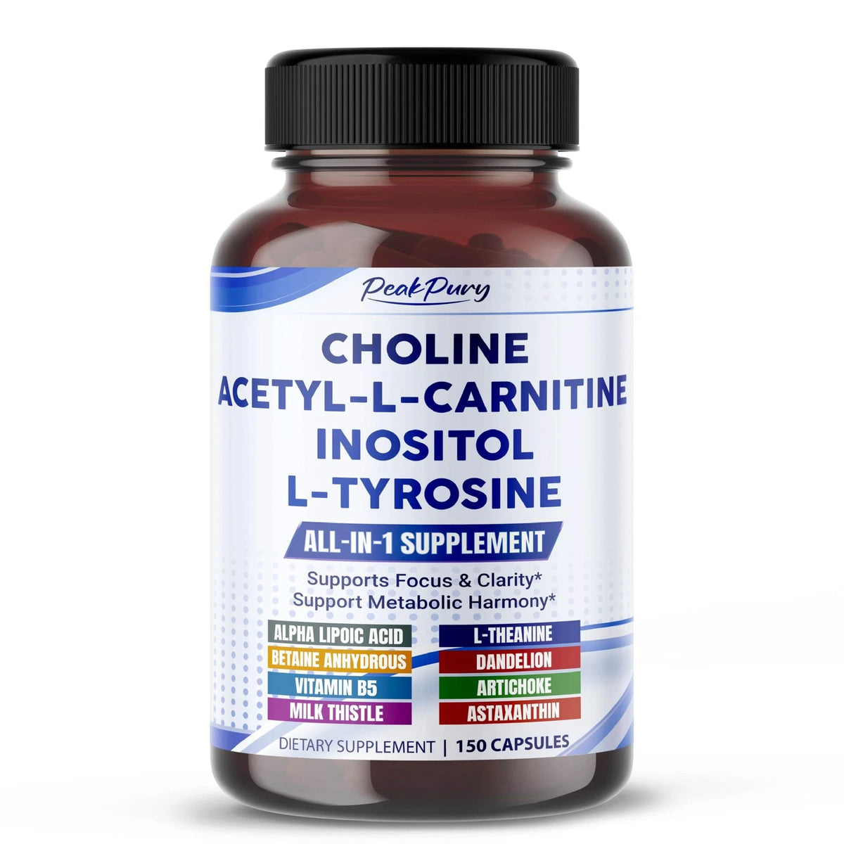 Ultra Choline & Acetyl-L-Carnitine Supplement (150 Count)