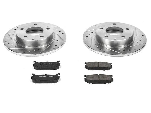 Rear Brake Pad and Rotor Kit for Mazda MX6 (1993–1997) XQ777RQ
