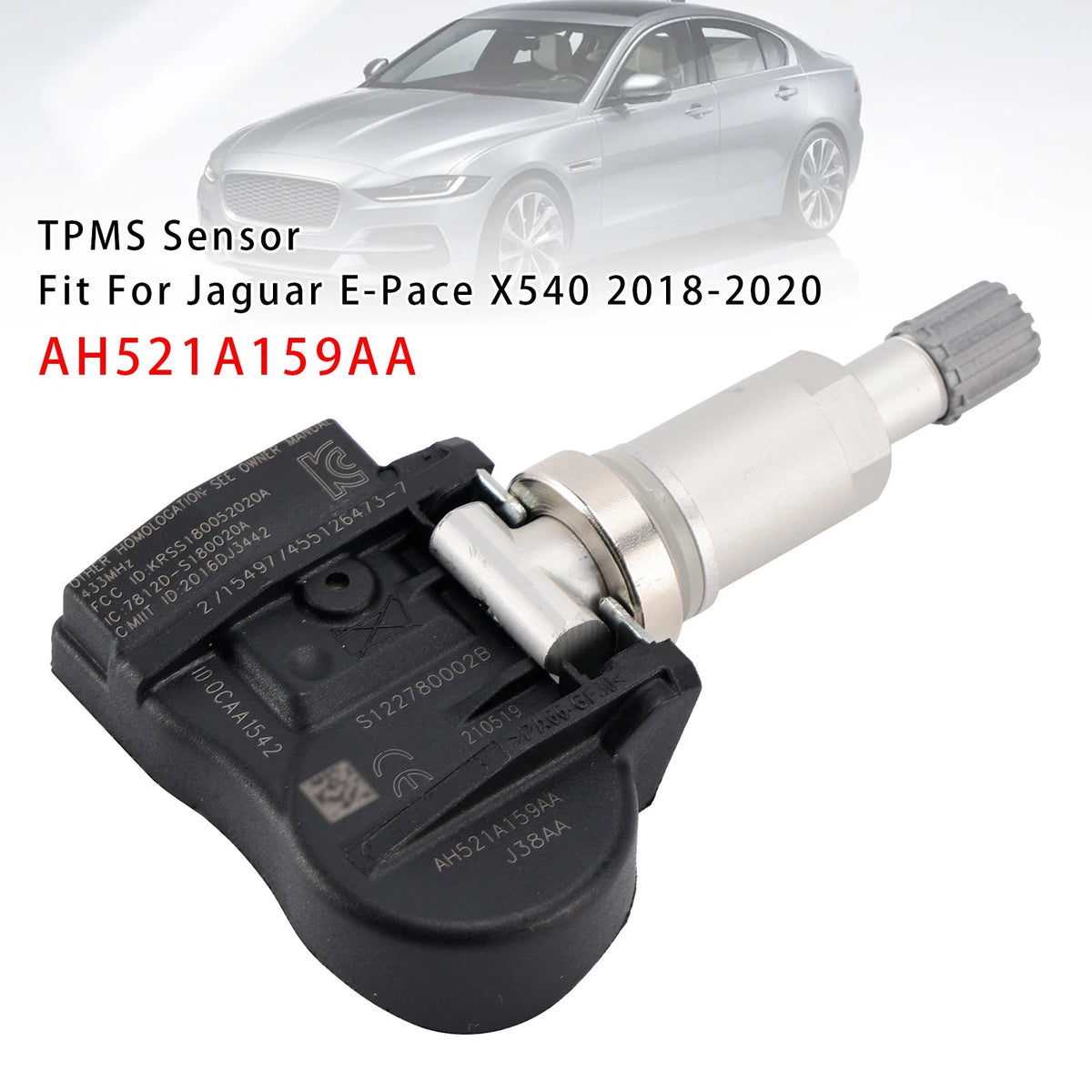 1X TPMS Tire Pressure Sensor for Land Rover Jaguar (AH521A159AA)