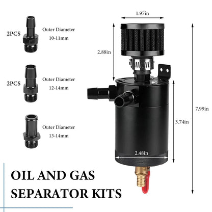 2-Port Oil Catch Can Kit for ZNDAW