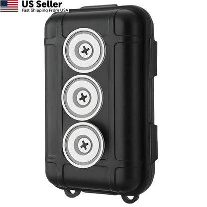 Magnetic Key Holder for Car, Hide a Outside (1 PCS) - Black