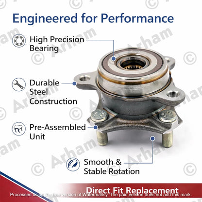 Front Wheel Hub for Suzuki Baleno Swift Dzire Ignis (43401M68P00, 43401M68P01)