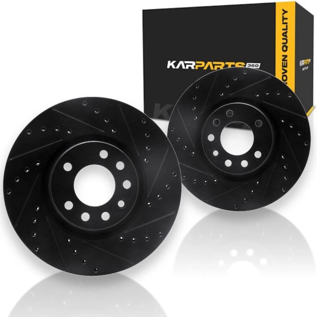 Rotor Set for Chevy Astra (2004–2008) | Drilled and Slotted | ALX-PAU-DF-8002-65003-CLA2