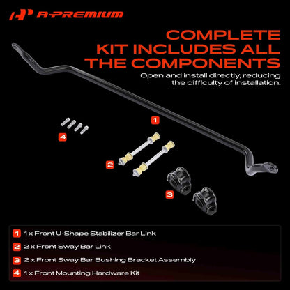 Sway Bar with Bushing Kit for Chevy K1500 K2500 K3500 (15538658, 927-101)