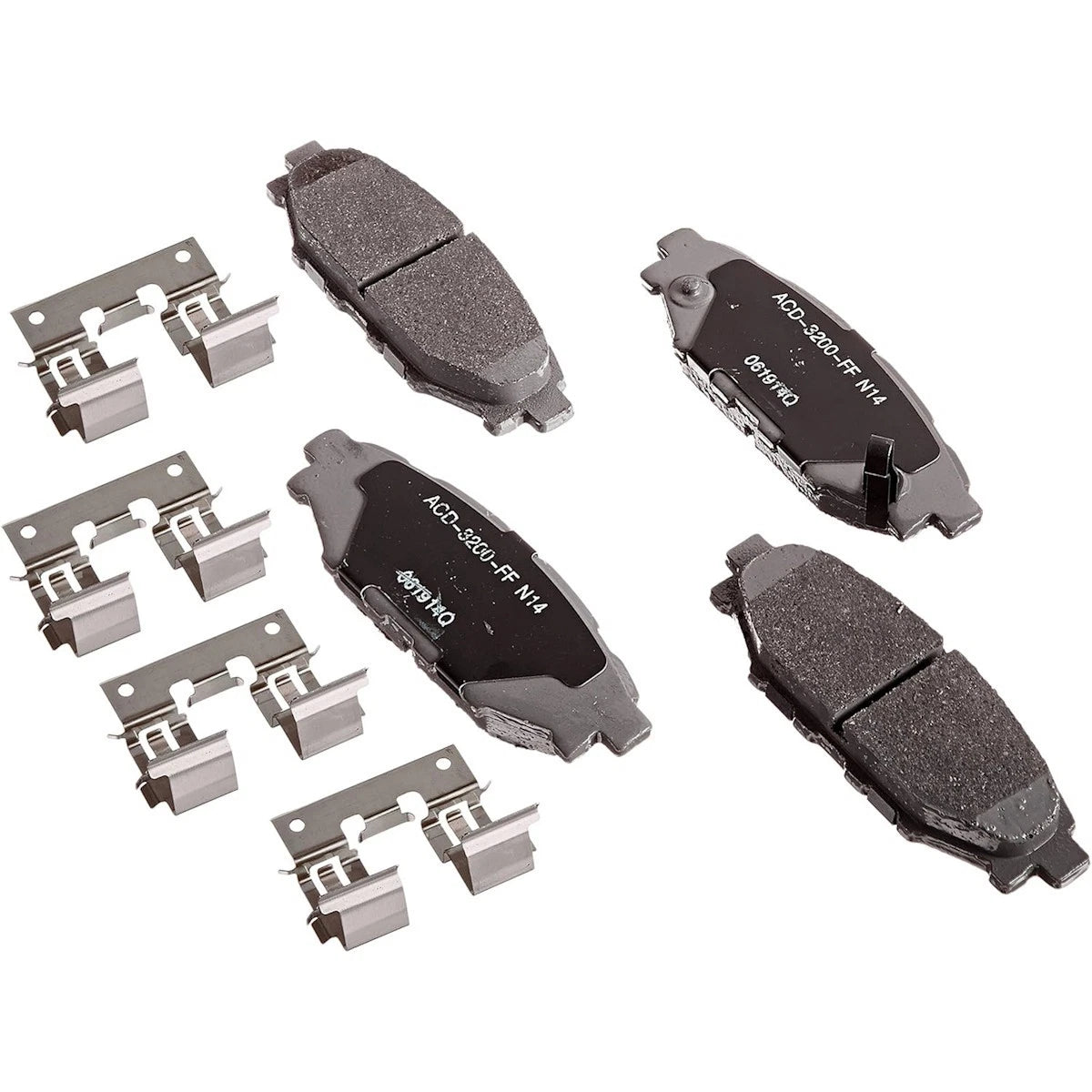 Set of 2 Rear Brake Pad Sets for Subaru Impreza Forester (2007–2019) 14D1114CHF1
