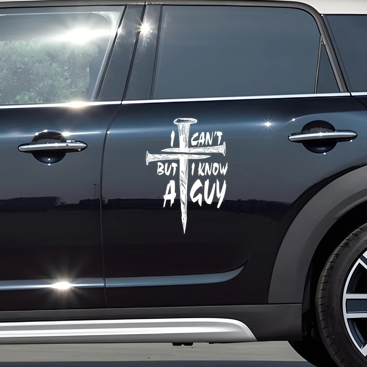 Vinyl Decal for Automotive Use - Size 12x9 inches, Version 2