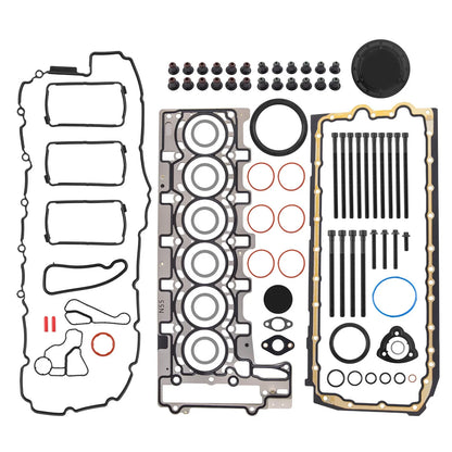N55 Engine Overhaul Gaskets Kit & Head Bolts for BMW 335i X3 X5 X6 (2007–2016)