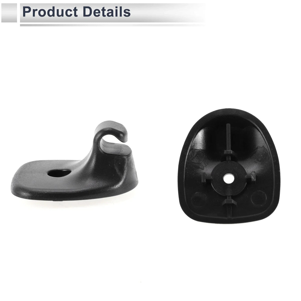 Sun Visor Holder Clip for Chrysler Sebring, Dodge Avenger (No. 1GW25DW1AA) Black