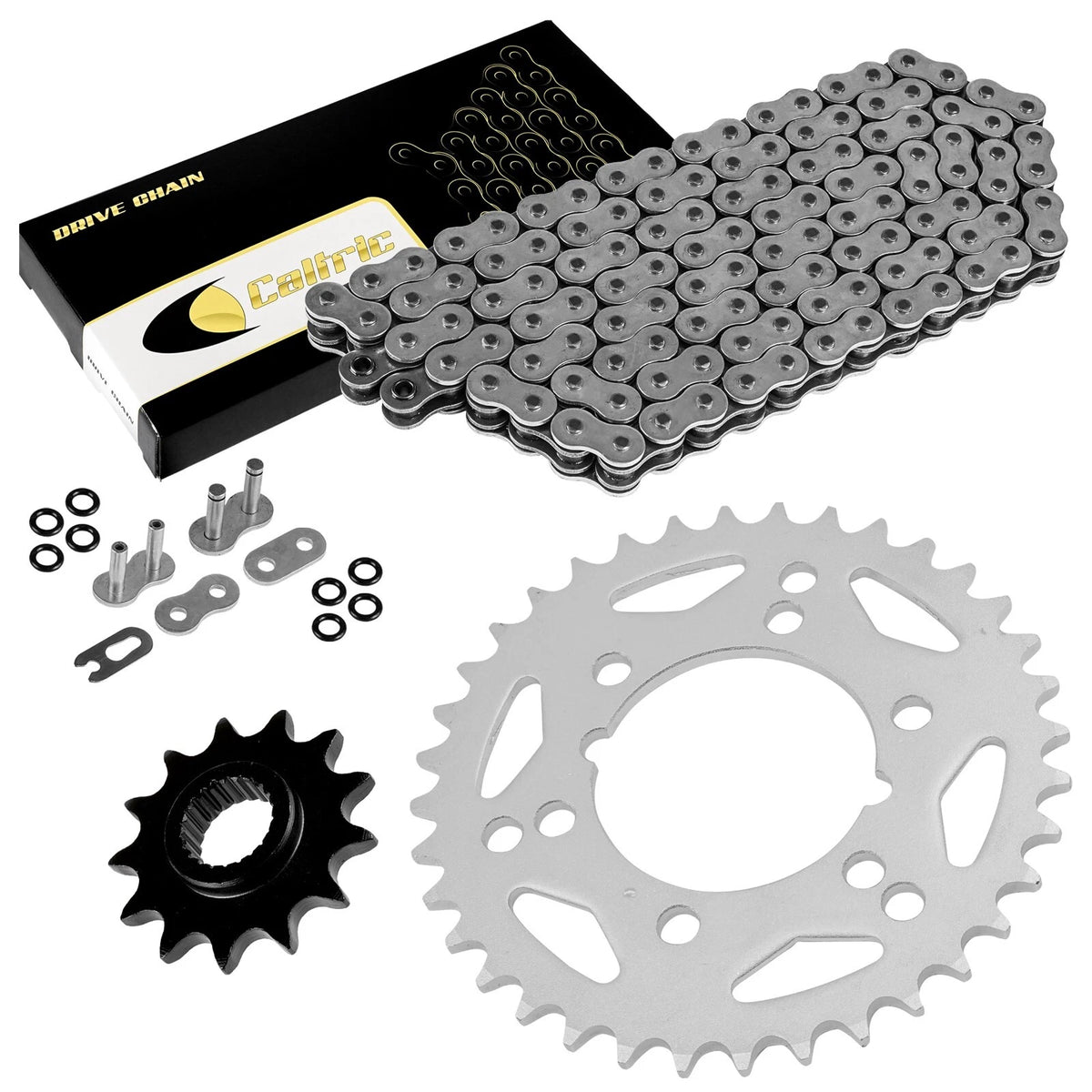 O-Ring Drive Chain & Sprockets Kit for Polaris Scrambler 400 2000–2002 CP7678CH120AN