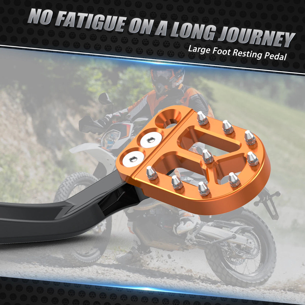 Rear Brake Pedal Lever with Pad for KTM 790 Adventure/R (2019–2024)