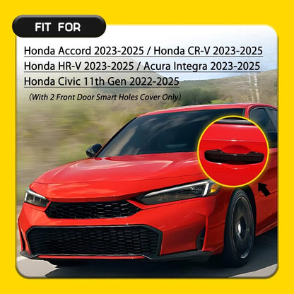 Set of 4 Door Handle Covers for Honda 11th Gen Civic (2022–2025) Black