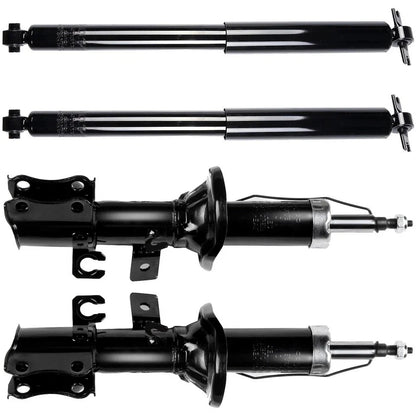 Set of 4 Struts Shocks Absorbers for Kia Rio (2002–2005)
