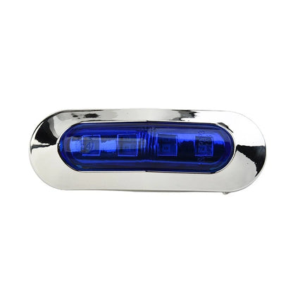4X LED Blue Courtesy Lights for Truck Marine Boat