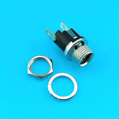 3-Pin DC Power Socket Panel Connector for Automotive Applications (20/40/60/80/100pcs)