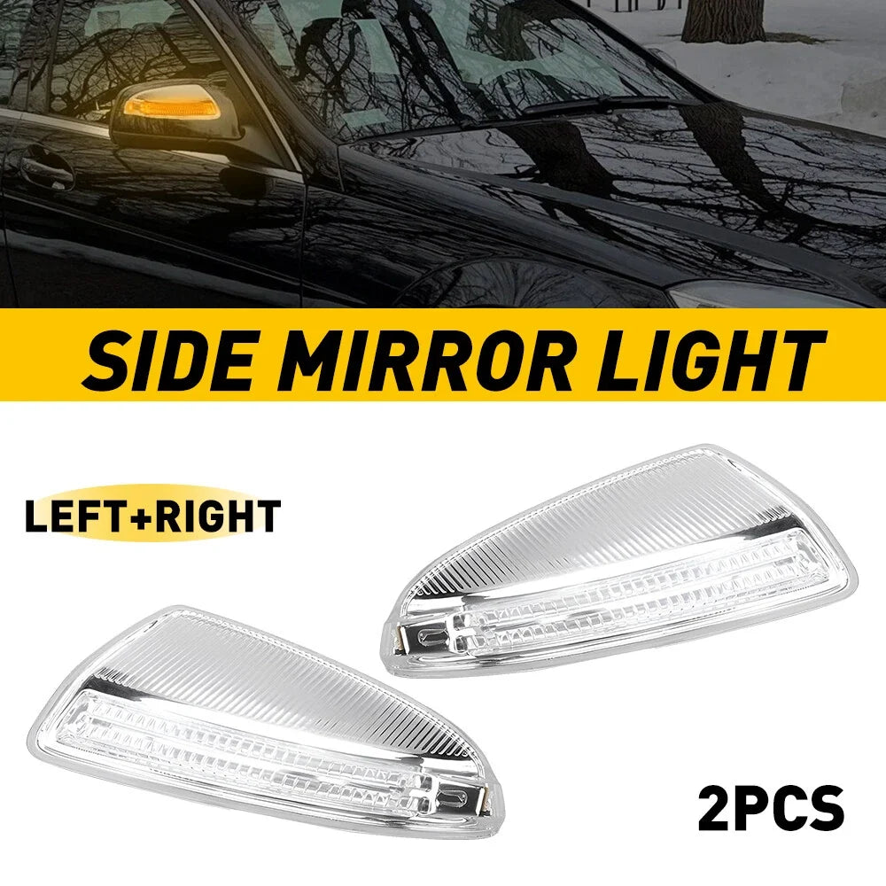 Passenger Mirror Turn Signal Light for Mercedes C250 C300 C350 C63 (2008–2015)