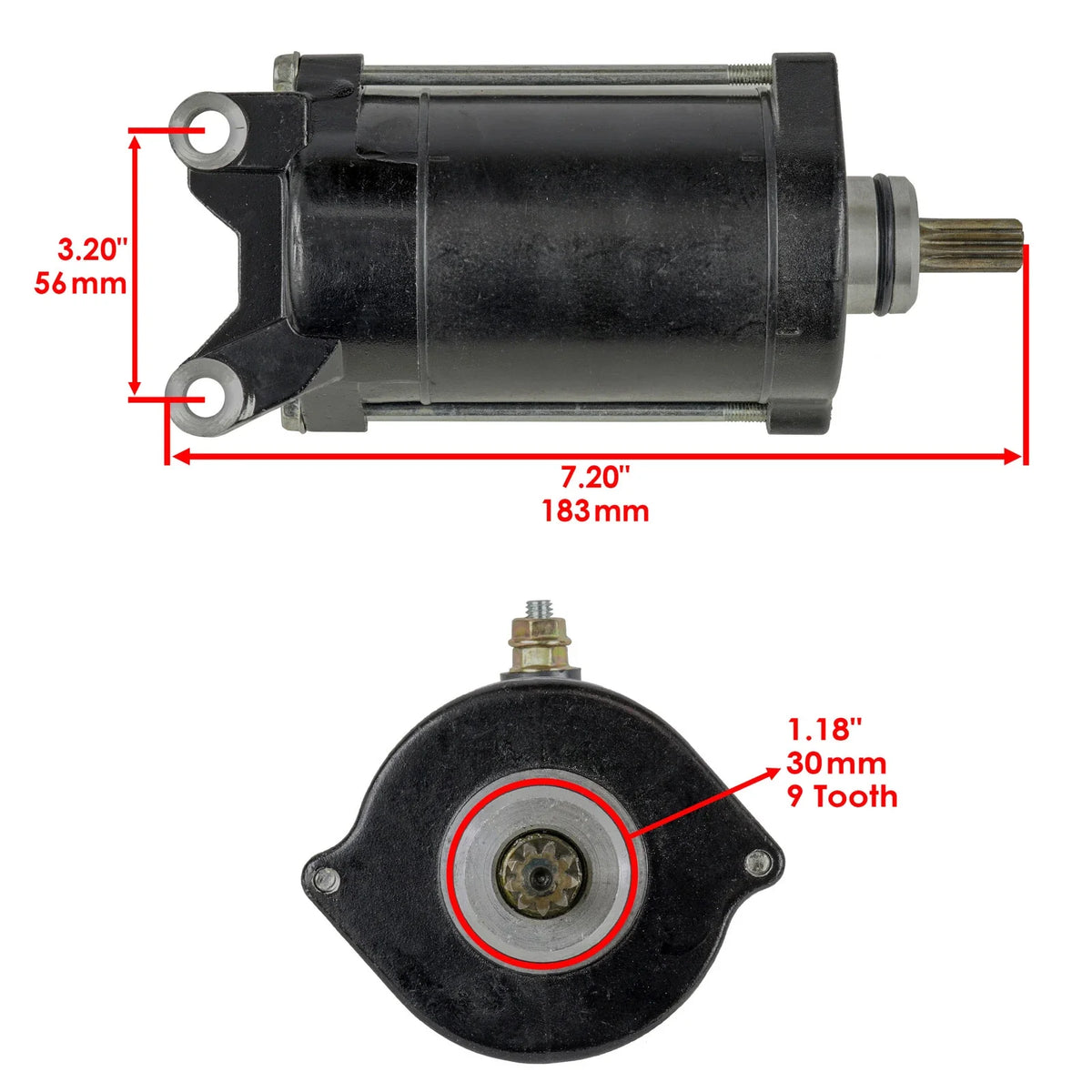 Starter & Drive for Yamaha XL800 XLT800 (2000–2004)
