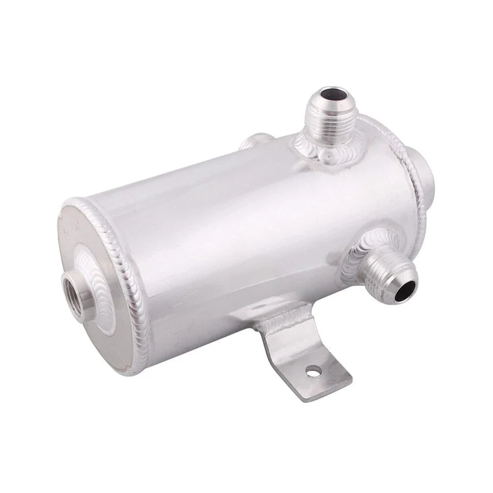 Oil Catch Tank Can 750ml Aluminum 3-AN10 Port Breather for Universal