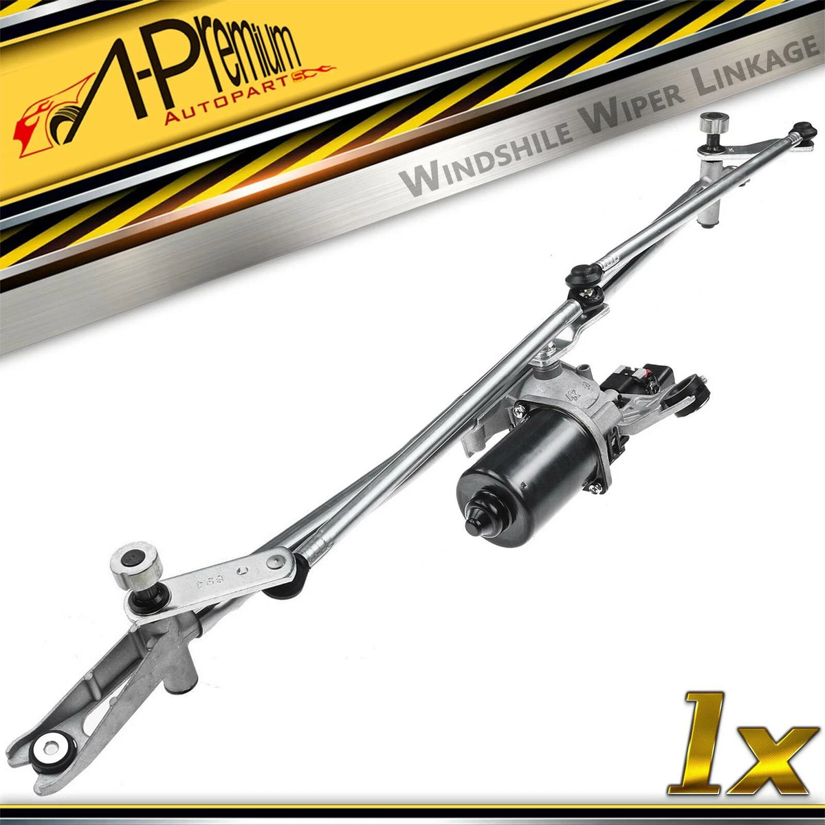 Front Wiper Motor & Linkage Assembly for Dodge Ram 1500 2500 3500 4500 (2002–2023) - 55077098AL, 55077098AJ, 55077098AA, 602-118