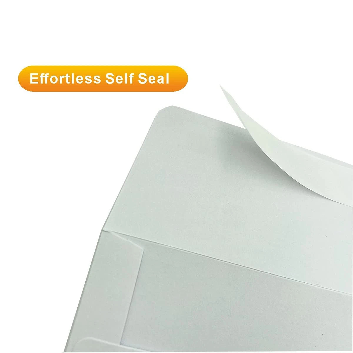 200 A7 Invitation Envelopes - 5.25x7.25 in Windowless Design, 120GSM White