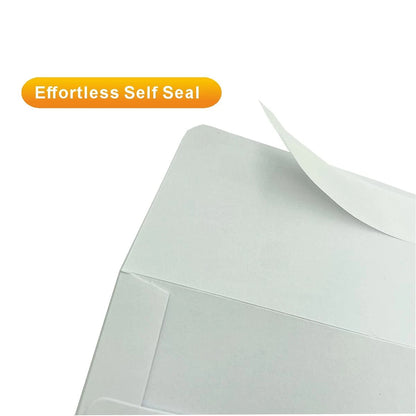 200 A7 Invitation Envelopes - 5.25x7.25 in Windowless Design, 120GSM White