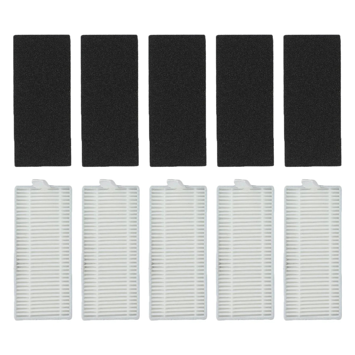 Set of 5 Hepa Filters for Medion X20 (Compatible)