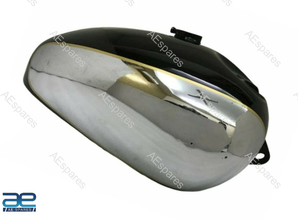 Fuel Gas Petrol Tank for Panther M100 M120 (Chrome/Black)