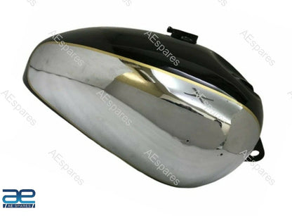 Fuel Gas Petrol Tank for Panther M100 M120 (Chrome/Black)