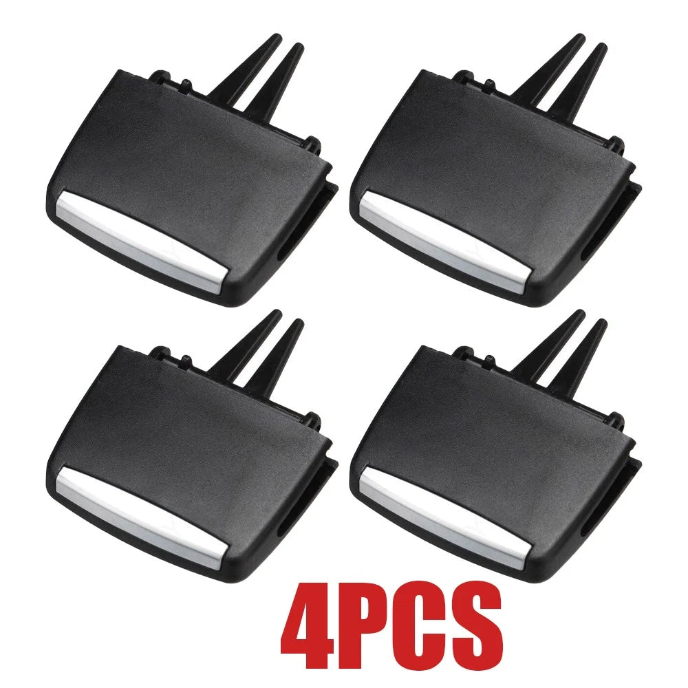 Set of 4 Front AC Air Vent Outlet Tab Clips for BMW X5 E70 (2006–2013) X6 E71 (2008–2014)
